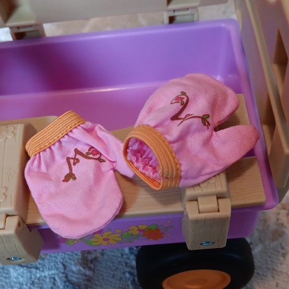 Colorful Kids Toy Wagon with Flowers - Picture 2 of 5